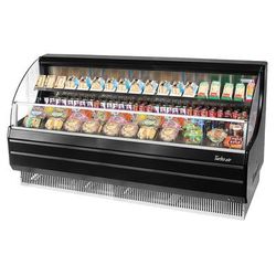 Turbo Air TOM-75LB-N 75 5/8" Horizontal Open Air Cooler w/ 2 Levels, 115v, Black