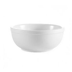 CAC RCN-24 10 oz Round Clinton Nappie Bowl - Porcelain, Super White