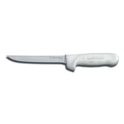 Dexter Russell S136N-PCP SANI-SAFE 6" Boning Knife w/ Polypropylene White Handle, Carbon Steel