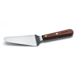 Dexter Russell S244 4 1/2"x2 1/4" Pie Knife w/ Rosewood Handle, Stainless Steel, Traditional, Silver