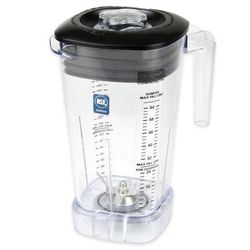 Waring CAC95 64 oz Copolyester Commercial Blender Container for MX Series w/ Lid, BPA-Free