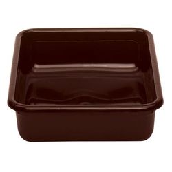 Cambro 1722CBP131 Cambox Bus Box - 16 4/5" x 21 4/5" x 4 3/4", Dark Brown, Polyethylene