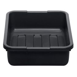 Cambro 21155CBP110 Cambox Bus Box - 15 1/4" x 20 1/4" x 4 9/10", Black, Plastic