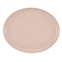 Cambro 2500106 Oval Serving Camtray - 19 1/4x24", Fiberglass, Light Peach, Pink