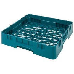 Cambro BR258414 Camrack Base Rack - Full Size, 1 Compartment, 4"H, Teal, Blue