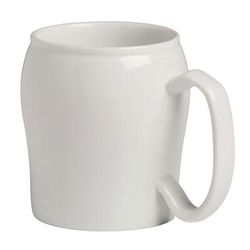 Cambro MDSM8CNL148 8 oz Camwear Contoured Mug - Ceramic, White, 48/Case