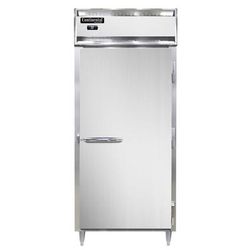 Continental D1RXN 36 1/4" 1 Section Reach In Refrigerator, 1 Right Hinge Solid Door, 115v, Silver