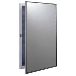 Bobrick B-397 Recessed Medicine Cabinet, White Enamel Exterior
