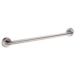 Bobrick B-530X24 Extra Heavy Duty Surface Mounted Towel / Grab Bar, 1"Diameter, 24"L, Stainless Steel