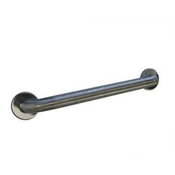 Bobrick B6806.99X18 B-6806.99 Series Grab Bar, Peened Gripping Surface, 1 1/2" Diameter, 18"L, Stainless Steel