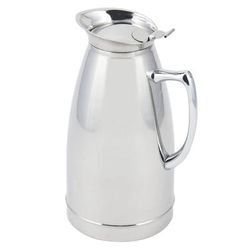 Bon Chef 4054 48 oz Stainless Steel Pitcher, Insulated, Silver