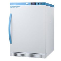 Accucold ARS6PV 6 cu ft Undercounter Pharma-Vac Medical Refrigerator w/ Solid Door - Temperature Alarm, 115v, Intelligent Microprocessor, White