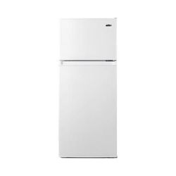 Summit CP72W 4.5 cu ft Compact Refrigerator & Freezer w/ Solid Doors - White, 115v