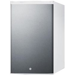 Summit FF31L7SS 17"W Undercounter Refrigerator w/ 1 Section & 1 Solid Door - Stainless Steel, 115v, Silver