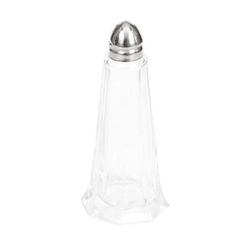 Vollrath 1003 Dripcut Elegance Collection 1 oz Salt/Pepper Shaker - Glass, 4 3/8"H, Clear