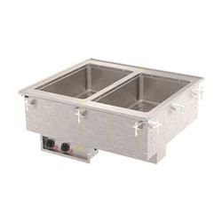 Vollrath 36399 Drop-In Hot Food Well w/ (2) Full Size Pan Capacity, 120v, Stainless Steel