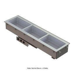 Vollrath 36650 Drop-In Hot Food Well w/ 4 Full Size Pan Capacity, 208 240v/1ph, Stainless Steel