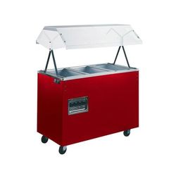 Vollrath 38767 46" Hot Food Table w/ 3 Wells & Enclosed Base, 120v, Brown