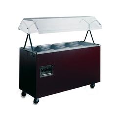 Vollrath 3876846 46" Hot Food Table w/ 3 Wells & Enclosed Base, 120v, Brown