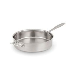 Vollrath 47747 14 1/16" Intrigue Stainless Saute Pan - Induction Ready, 9 1/2 Quart, Stainless Steel