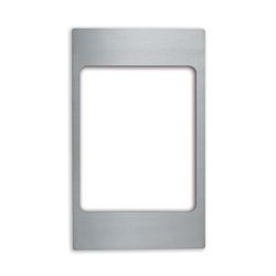 Vollrath 8242914 Miramar Single-Size Template - 1 Large Food Pan, Stainless Steel, Stainless Steel