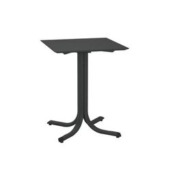 emu E1130 (41) 24" Square Outdoor Table w/ Tilt Top - Steel, Bronze