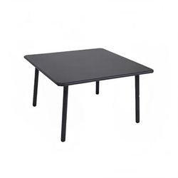 emu E526 (24) 28" Square Darwin Indoor/Outdoor Low Table - Steel, Antique Black, Powder Coated Steel