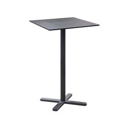 emu E528 (24) 28" Square Darwin Indoor/Outdoor Bar Table - Steel, Antique Black, Powder Coated Steel