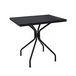 emu E847 (22) Rectangular Indoor/Outdoor Table - 24" x 32", Steel, Antique Iron