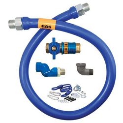 Dormont 1675KITCFS48 48" Gas Connector Kit w/ 3/4" Male/Male Couplings, Stainless Steel