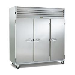 Traulsen G30011 76" 3 Section Reach In Refrigerator, 3 Left/Right Hinge Solid Doors, 115v, All Metal Construction, Silver