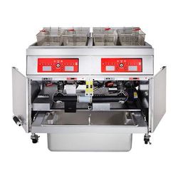 Vulcan 3ER50CF Commercial Electric Fryer - (3) 50 lb Vats, Floor Model, 208v/3ph, Stainless Steel