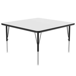 Correll A4242-SQ-36-09-09 42" Square Activity Table w/ 1 1/4" High Pressure Top, White