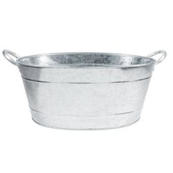 Tablecraft BT1914 5 1/2 gal Oval Cooling Tub - 19"L x 14"W x 9"H, Stainless Steel