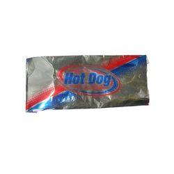 Gold Medal 5455 Disposable Paper Foil Hot Dog Bags, 1,000/Case, Silver, Pack of 1000