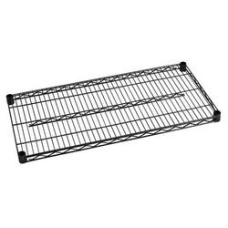 Focus FF1848BK Epoxy Coated Wire Shelf - 48"W x 18"D, Black Epoxy