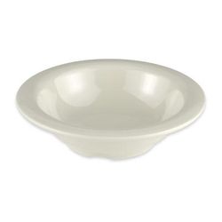 GET B-454-DI Diamond Ivory 4 1/2 oz Round Melamine Dinner Bowl, Ivory, Melamine Bowl, 4.5 oz, White