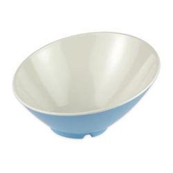 GET B-792-SE 24 oz Round Melamine Pasta Bowl, Blue, Pack of 6