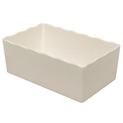 GET ML-261-IV Create-A-Bar Crock 3 2/5 qt Salad Bar Crock, Melamine, Ivory, White