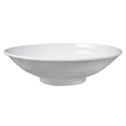 GET ML-73-W 10" Round Pasta Bowl w/ 2 qt Capacity, Melamine, White, 1 Dozen