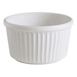 GET PA1101707224 3 2/5 oz Actualite Ramekin - Porcelain, Bright White