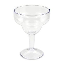 GET SW-1415-1-SAN-CL 36 oz Super Margarita Glass, SAN Plastic, Clear