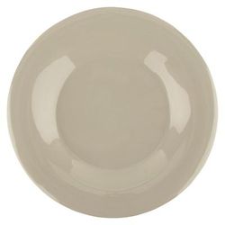 GET WP-6-DI Diamond Ivory 6 1/2" Round Melamine Dessert Plate, Ivory, 48/Case, White