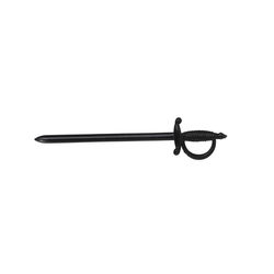 Rofson PSPB Plastic Sword Pick, Black, Case of 10000