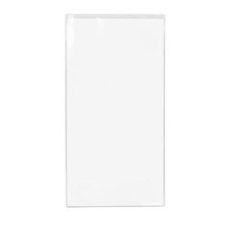 Risch 100 5.5X11 Single Pocket Vinyl Menu Cover, 5 1/2"W x 11"H, Clear, Case of 48