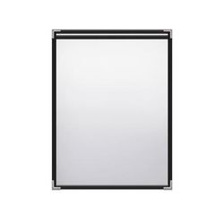 Risch TES 8.5X11 DS 04 MF CRN-D Single Pocket Vinyl Menu Cover, 8 1/2"W x 11"H, Black Leatherette
