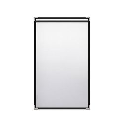 Risch TES8.5X14 DS 04 MF CRN-D Single Pocket Vinyl Menu Cover, 8 1/2"W x 14"H, Black Leatherette