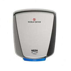 World Dryer Q-973A2 Automatic Hand Dryer w/ 12 Second Dry Time - Brushed Stainless, 120v/208-240v/277v/1ph, Silver
