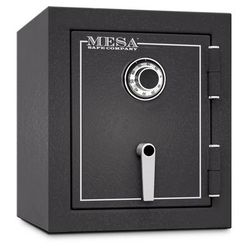 Mesa MBF1512CHGRY 1.7 cu ft Burglary Fireproof Safe w/ Combination Lock, Gray