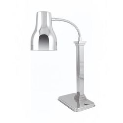 Spring USA 2791-6E 1 Bulb Heat Lamp w/ Flexible Arm, Polished Stainless, 110/120v, Silver
